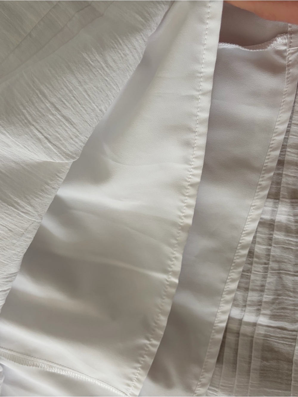 Uniqlo Gauzy White Cotton Tiered Maxi Skirt - Picture 4 of 6